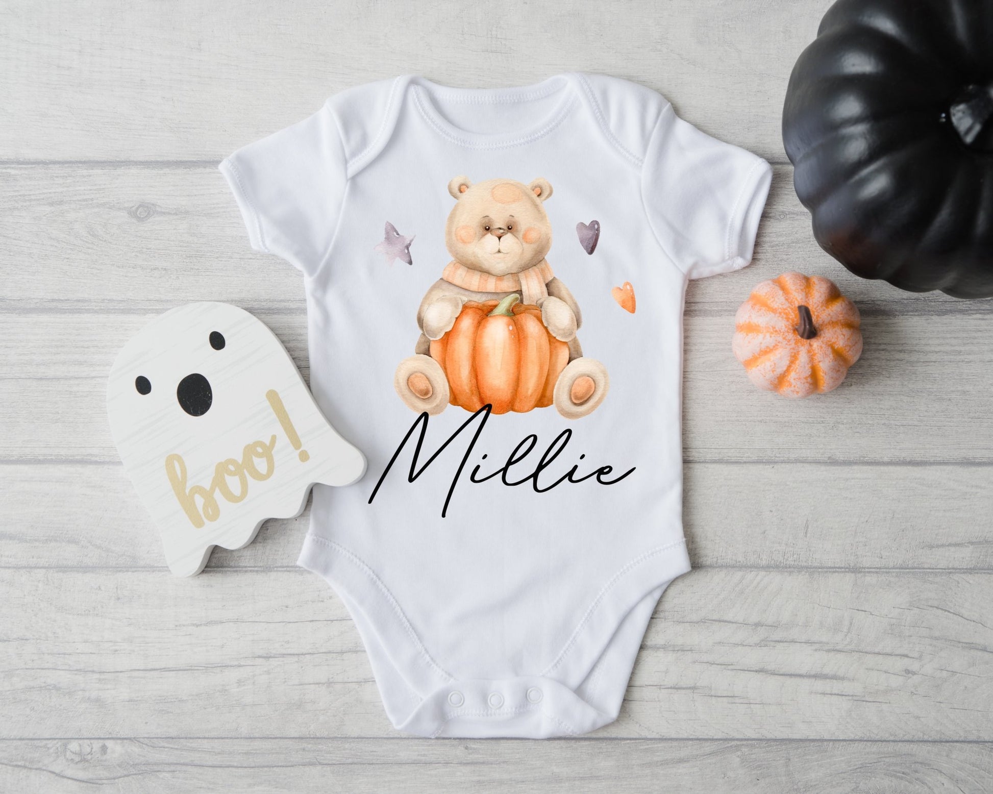 Personalised Halloween Vest - Pumpkin design