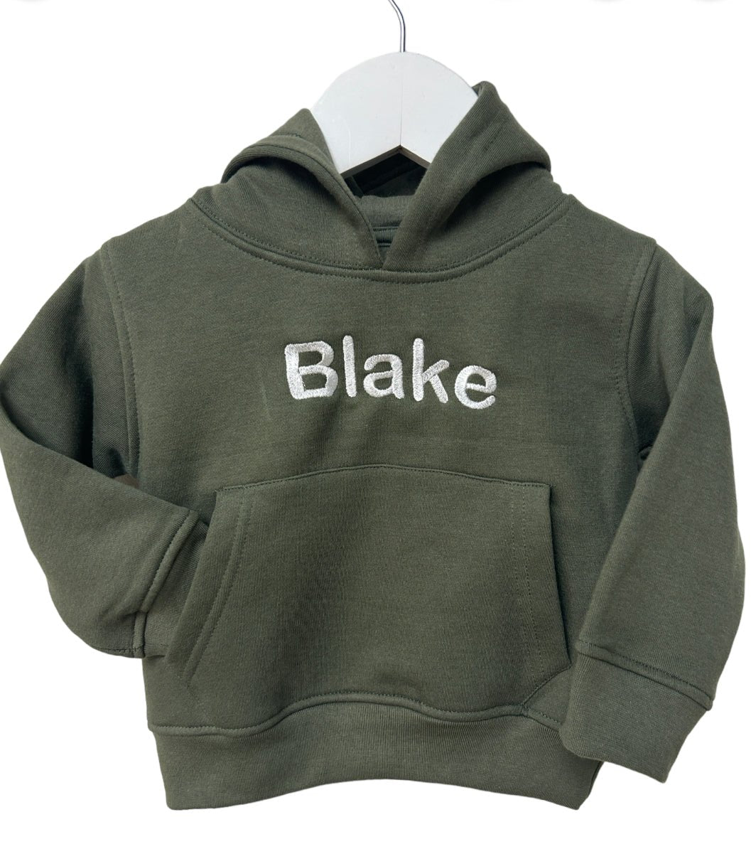 Personalised Hoodie with name - Khaki