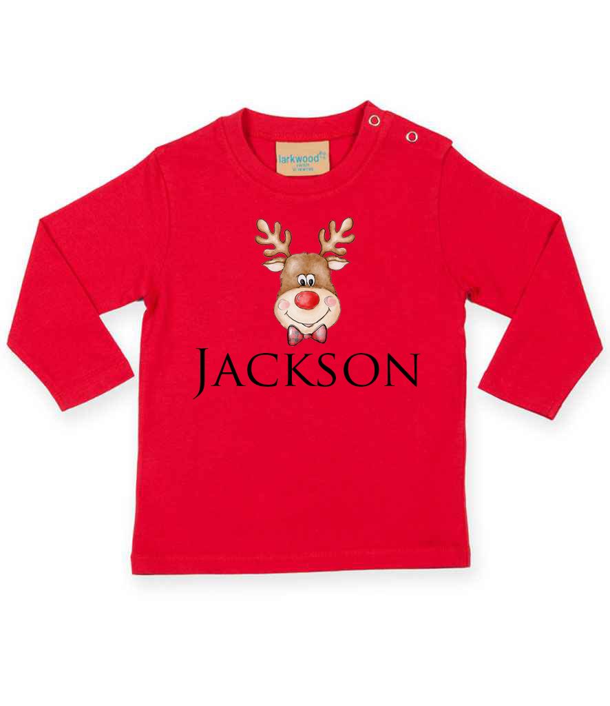 Personalised Long Sleeve T-shirt Christmas Design 4