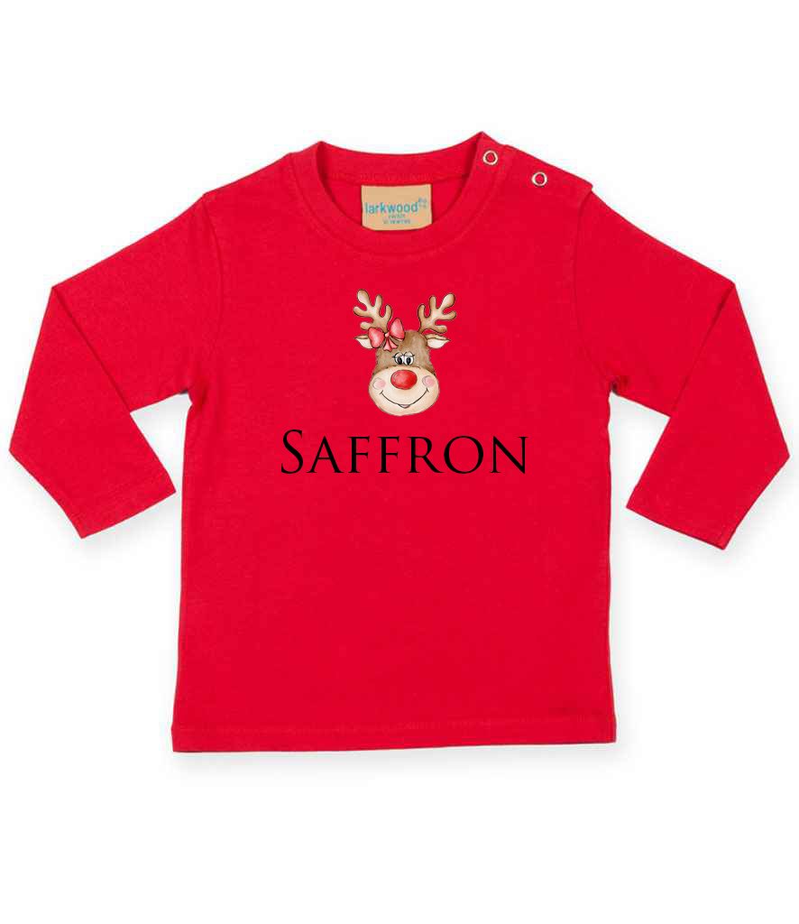 Personalised Long Sleeve T-shirt Christmas Design 5