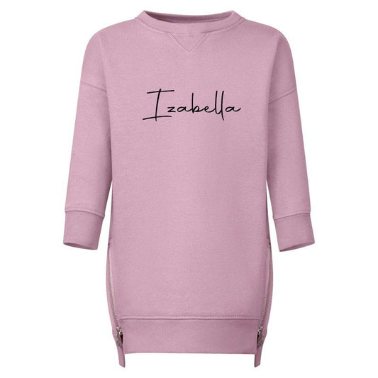 Personalised Sweater Dress - Mauve