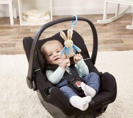 Peter rabbit car store seat toy