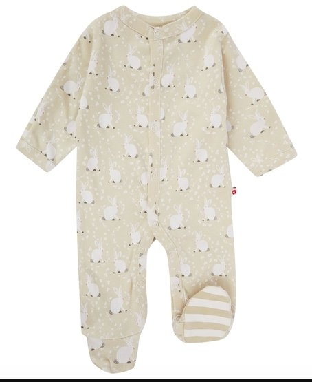 Piccalilly - Bunny Footed SleepSuit