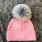 Pink 1-4 years Single Pom hat