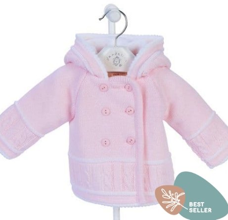 Pink knitted Baby Jacket