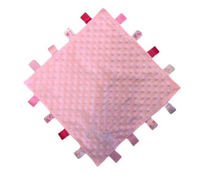 Pink Taggie Comforter Blanket