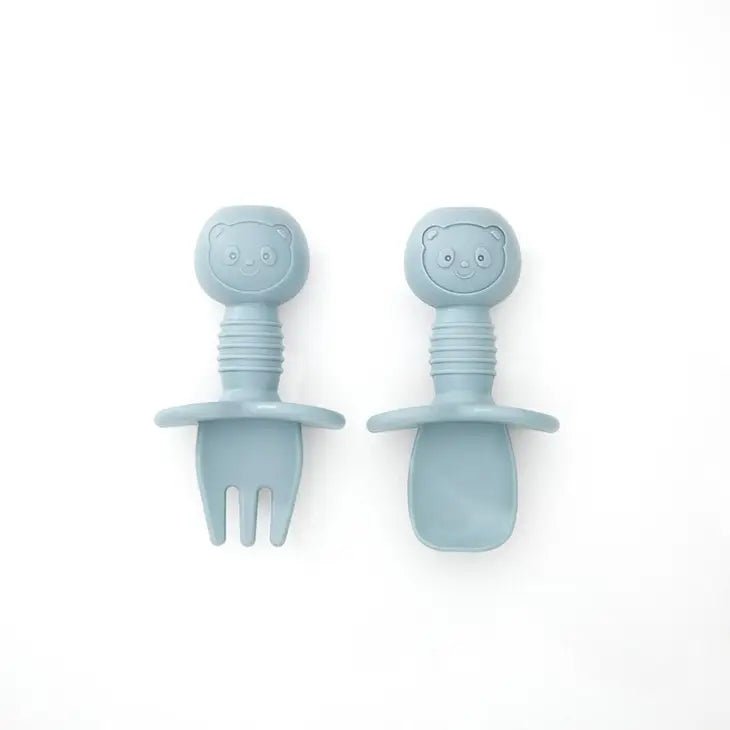 Silicone Baby Cutlery Set Blue