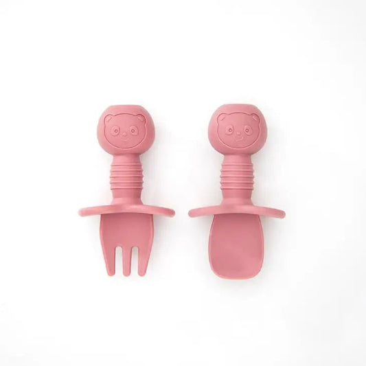 Silicone Baby Cutlery Set Mulberry