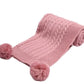 Soho Elegance Baby Blanket Dusky Pink