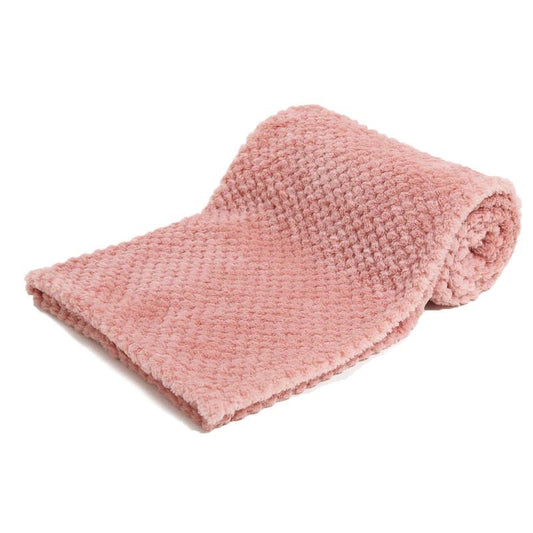 The Belmont Baby Blanket Dusky Pink