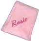 The Belmont Baby Blanket Pink