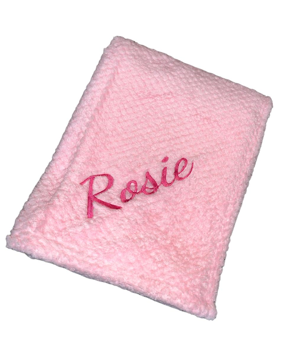 The Belmont Baby Blanket Pink