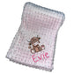 The Kenton baby Blanket Highland Cow Design & Name - Various Colours