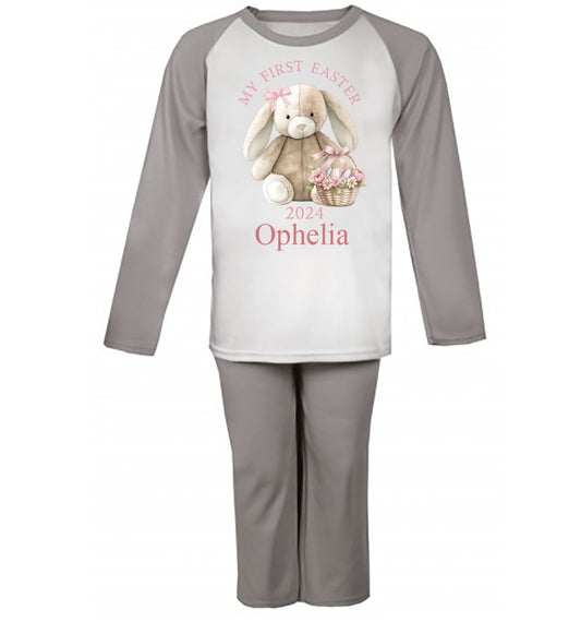 When I Wake Up it'll be easter Personalised Pyjamas Pjs design 2