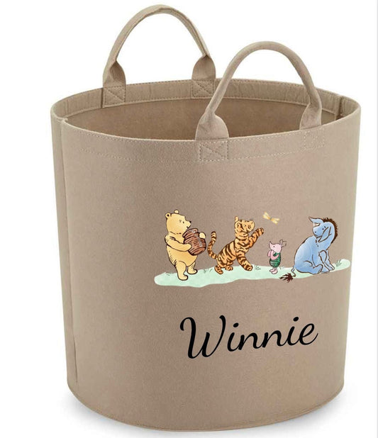 Winnie & Friends Personalised Toy/Laundry Basket