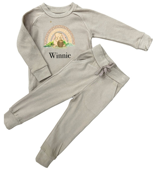 Winnie the pooh personalised Loungewear Set - various colours